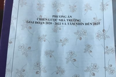 PHƯƠNG ÁN CHIẾN LƯỢC CỦA NHÀ TRƯỜNG GIAI ĐOẠN 2020 – 2022 VÀ TẦM NHÌN ĐẾN 2025